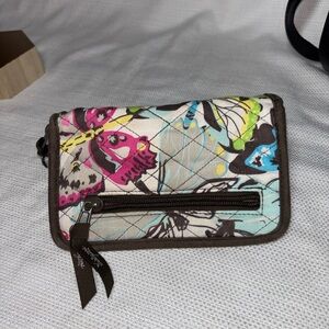 Thirty-one Colorful Women's Butterfly Quilted Fabric Wallet